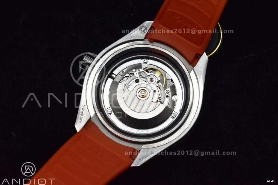 Ceramic on Best Bezel SS Deep 6000M Ultra A2824 Rubber Dial Edition Seamaster 1:1 Black Strap Gray TF Orange 1218